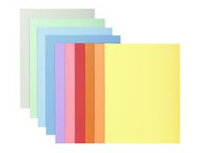 Exacompta Super 210 - 10 Chemises - 210 gr - couleurs assorties