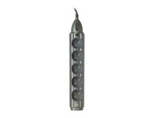 INFOSEC S5 BLACK Line II - Multiprise parafoudre 5 prises - parasurtenseur 2500 W