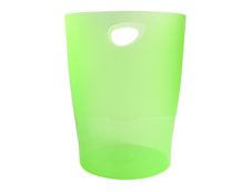 Exacompta Ecobin - Corbeille à papier 15L - vert pomme translucide