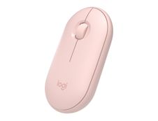 Logitech Pebble M350 - souris sans fil silencieuse - rose