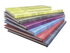 Clairefontaine - Cahier broché rigide A4 (21x29,7 cm) - 192 pages - grands carreaux (Seyes) - disponible dans différentes couleurs
