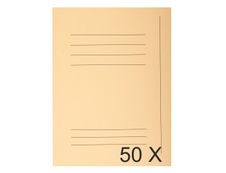 Exacompta Super 210 - 50 Chemises imprimées - 210 gr - bulle