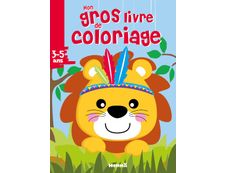Mon gros livre de coloriage - Lion