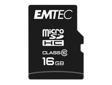Emtec - carte mémoire 16 Go - Class 10 - micro SDHC