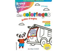 Mon Bloc De Coloriages Engins, Véhicules - Moyenne et grande section - 4 à 5 ans