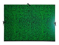 Exacompta - Carton à dessin - 52 x 72 cm - vert - fermeture par cordons