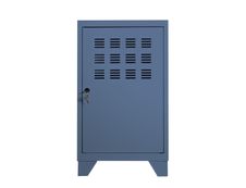 Casier de bureau avec pieds - 74 x 40 x 40 cm - bleu