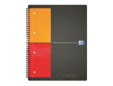 Oxford Activebook - Cahier à spirale A4+ - 160 pages - petits carreaux (5x5 mm)