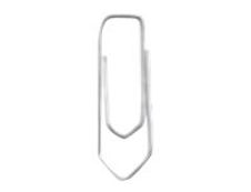 Sign - 600 Trombones attache-lettres - 28 mm - métal nickelé