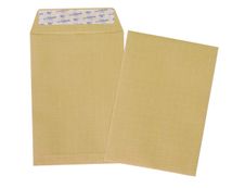 La Couronne - 25 Pochettes Enveloppes C5 162 x 229 mm - 130 gr - sans fenêtre - kraft armé - bande auto-adhésive