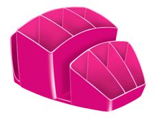 CEP Gloss - Multipot à crayons 8 compartiments - fuchsia