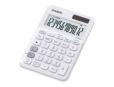 Calculatrice de bureau Casio MS-20UC - 12 chiffres - alimentation batterie et solaire - blanc