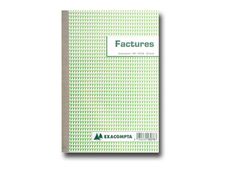 Exacompta - Manifold Carnet de factures - 50 dupli - A5