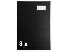 Exacompta - 8 Parapheurs direction 20 compartiments - noir