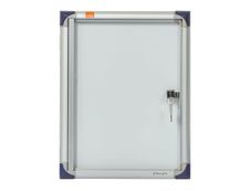 Nobo - Vitrine intérieure A4 (210 x 297 mm) - cadre aluminium fond métal
