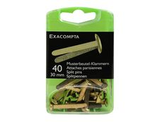 Exacompta - 40 Attaches parisiennes - 30 mm - or