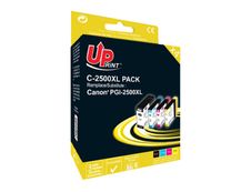 Cartouche compatible Canon PGI-2500XL - pack de 4 - noir, cyan, magenta, jaune - Uprint