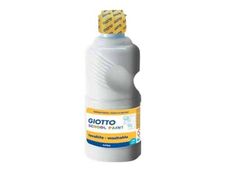 Giotto School - Gouache ultra lavable - blanc - bouteille de 250 ml
