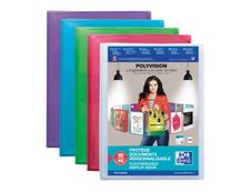Oxford Polyvision - Porte vues personnalisable - 80 vues - A4 - disponible dans différentes couleurs translucides