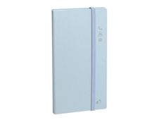 Quo Vadis Pastel - Carnet d'adresses répertoire de poche - 8,8 x 17 cm - bleu clair