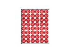 Apli Agipa - 192 Pastilles adhésives - étiquettes remise -50% - rose pastel