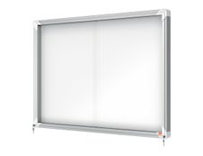 Nobo - Vitrine intérieure 8 A4 (925 x 668 mm) - cadre aluminium fond métal