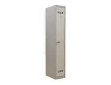 Vestiaire Industrie Propre - 1 porte - 180 x 30 x 50 cm - gris/gris