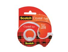 Scotch Crystal - Ruban adhésif - 19 mm x 7,5 m - transparent