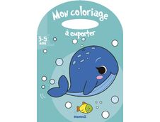 Mon coloriage à emporter (3-5 ans) - Baleine