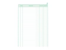 Exacompta - Manifold Carnet de recettes/dépenses - 50 dupli - A4