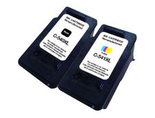 Cartouche compatible Canon PG-540XL/CL-541XL - pack de 2 - noir, cyan, magenta, jaune - Uprint