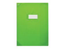 Oxford Strong Line - Protège cahier sans rabat - 24 x 32 cm - vert opaque