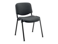 Chaise VISITEUR - accoudoir avec tablette en option - gris