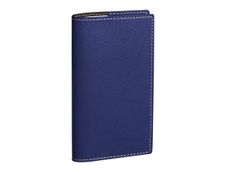 Quo Vadis Club 17 - Répertoire carnet d'adresses 8,8 x 17 cm - ligné - bleu