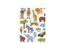 Apli - 3 feuilles gommettes jungle