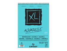 CANSON Aquarelle - bloc à dessins - XL - A4 - 30 feuilles