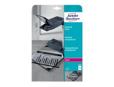 Avery - Films transparents pour rétroprojecteur - A4 - 25 feuilles - impression laser