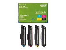 Brother TN243 - pack de 4 - noir, cyan, magenta, jaune - cartouche laser d'origine