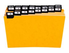 Exacompta - Intercalaires alphabétiques pour boîte à fiches - 24 positions A à Z