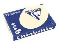 Clairefontaine Trophée - Papier couleur - A4 (210 x 297 mm) - 120 g/m² - 250 feuilless - ivoire