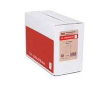 GPV - 250 Pochettes Enveloppes C4 229 x 324 mm - 90 gr - sans fenêtre - kraft - bande adhésive