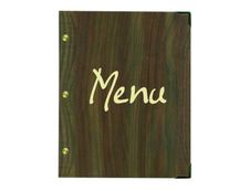 Bequet - Protège-menu "Authentic" - faux bois - 24,5 x 31,5 cm