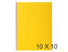 Exacompta Rock"s - 10 Paquets de 10 Chemises à soufflet - 320 gr - citron
