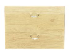 Lecas - Socle éphéméride en bois - 14,5 x 20 cm