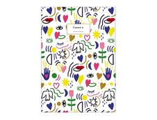 Kiub Ma Bonne Étoile - Carnet de notes A5 - motifs blancs