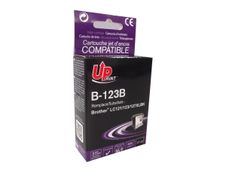 Cartouche compatible Brother LC121/LC123/LC127 - noir - UPrint B.123B 