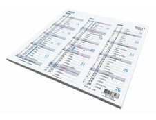 Quo Vadis - Calendrier origami 3 mois par face - 18 x 36 cm