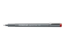STAEDTLER pigment liner - Feutre fin - 0.3 mm - rouge