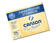 Canson - Pochette papier à dessin - 6 feuilles - 24 x 32 cm - 370 gr
