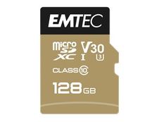 Emtec SpeedIN' PRO - carte mémoire 128 Go - Class 10 - micro SDXC - UHS-I U3 V30